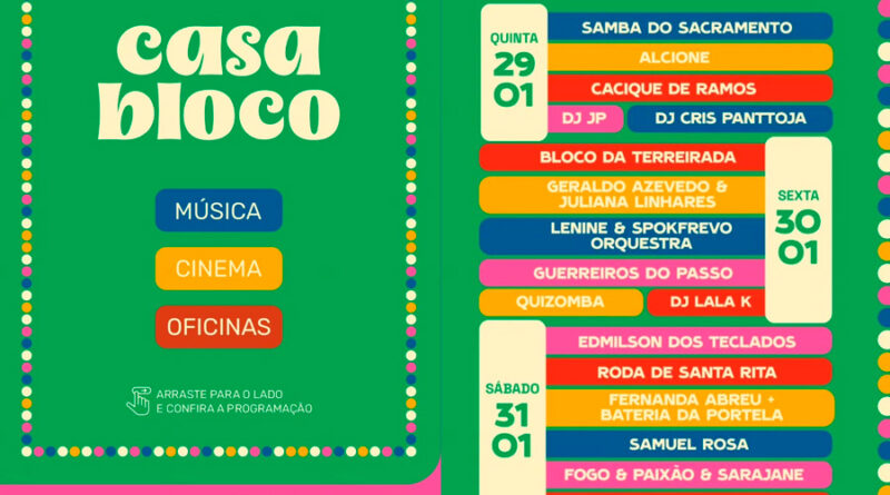 CasaBloco 2026 — O Pré-Carnaval Mais Vibrante do Rio de Janeiro!